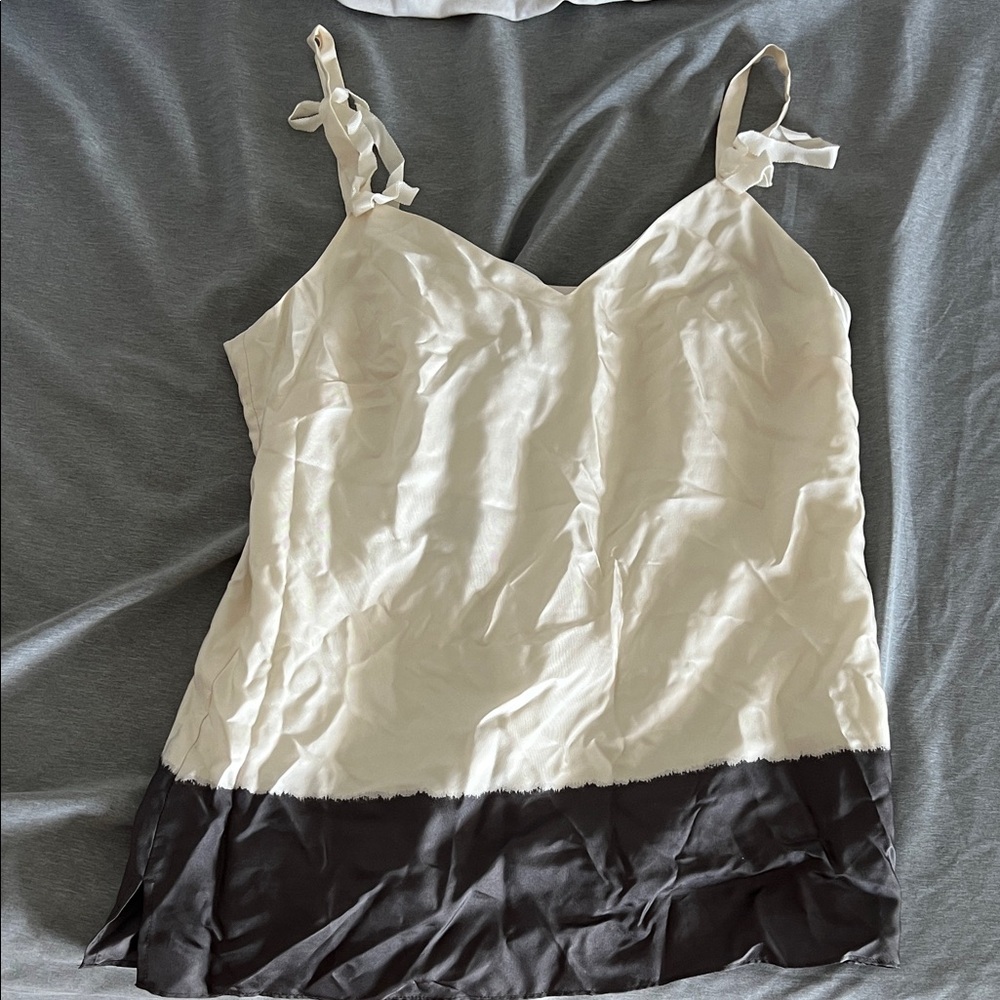 Banana Republic Cream Silk Top